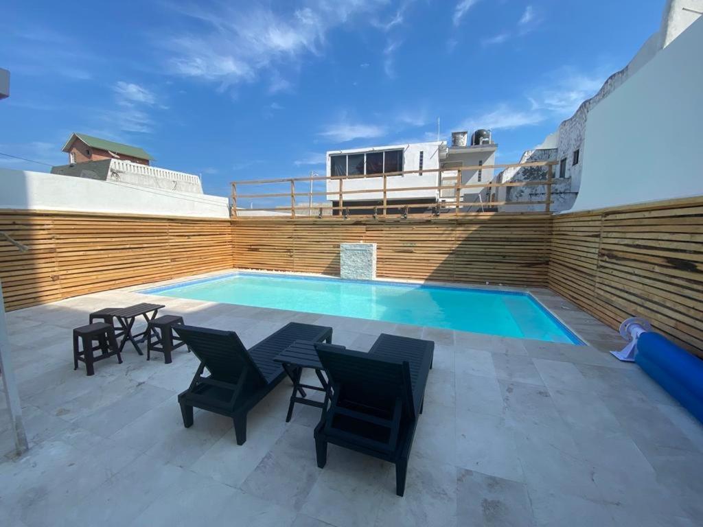 Apartamento FRENTE PLAYA vista al mar, PISCINA DE USO EXCLUSIVO Boca del Río Exterior foto