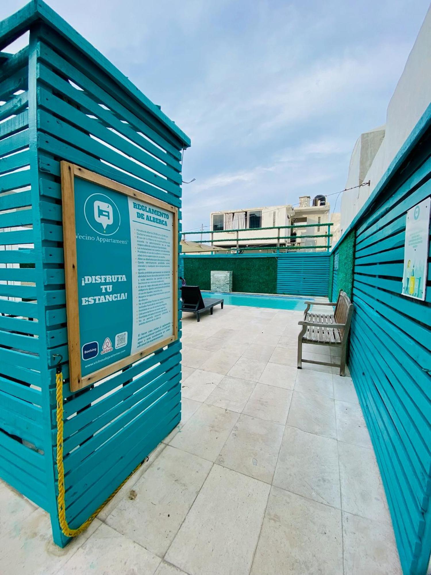 Apartamento FRENTE PLAYA vista al mar, PISCINA DE USO EXCLUSIVO Boca del Río Exterior foto